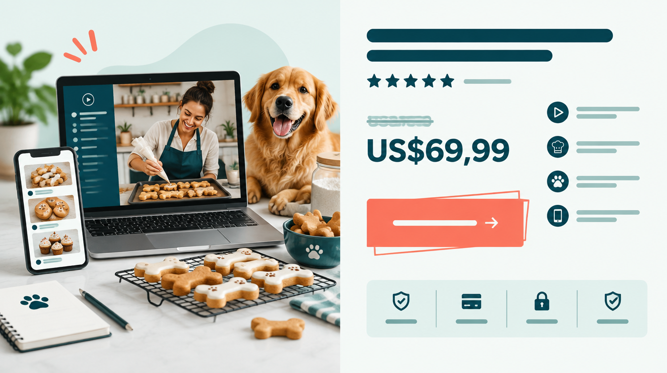 Ingredientes para pastelería canina