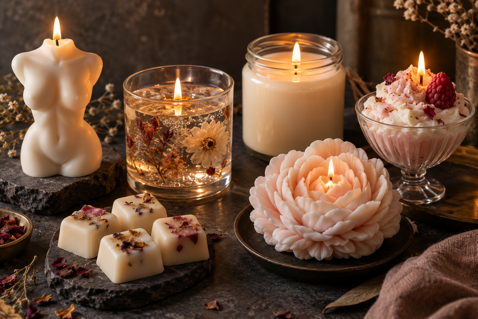 Tipos de cera para velas